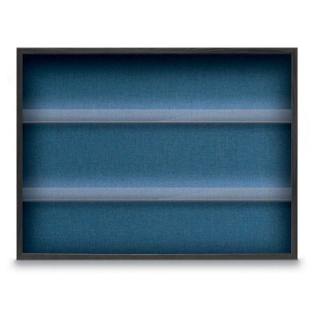 United Visual Products Outdoor Enclosed Combo Board, 48"x36", White Frame/Grey & Burgundy UVCB4836ODW-GREY-DBURGU